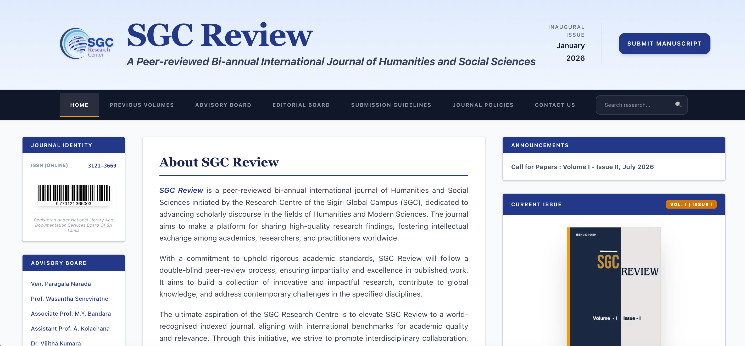 Sigiri Global Journal